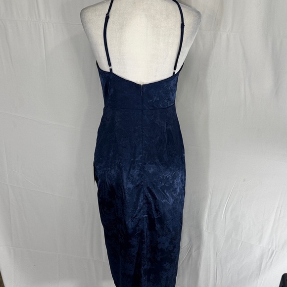 Lulus Navy Blue Maxi Cocktail Dress Size Small - Picture 7 of 10